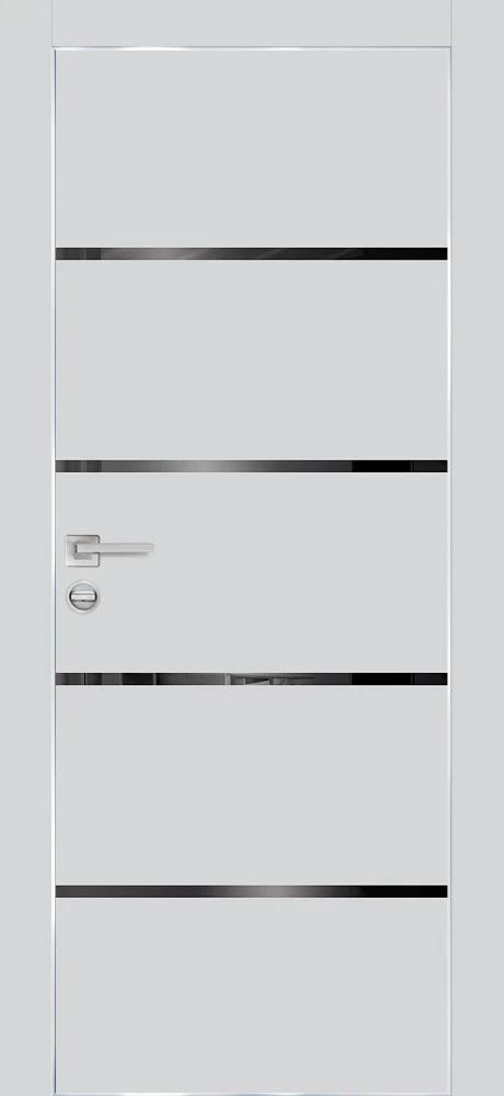 Фото Межкомнатная дверь PX-17  AL кромка с 4-х ст. Сапфир матовый