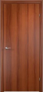 Межкомнатная дверь ДПГ четверть 2018 в комплекте Итальянский орех