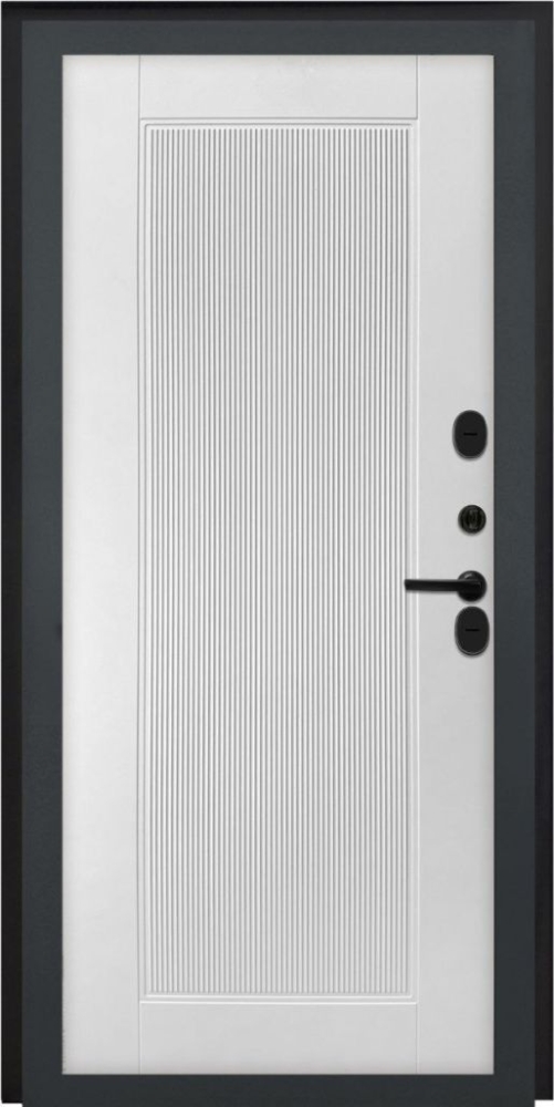 Входная дверь ДвериПРО Модель L-49 ПВХ 10мм Астрод Velutto Bianco DPRO196742 внутренняя сторона